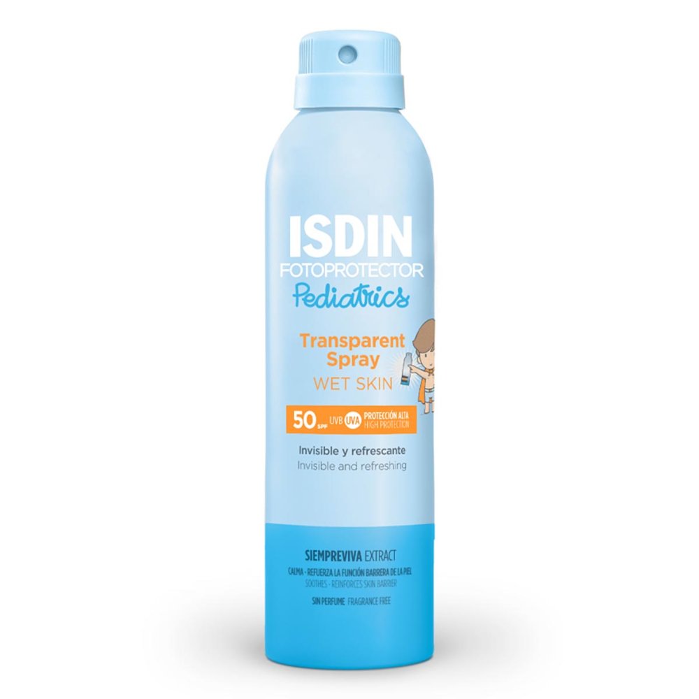 Isdin Fotoprotector Ped.Wet Skin Spray Lsf 50 (250 ml)