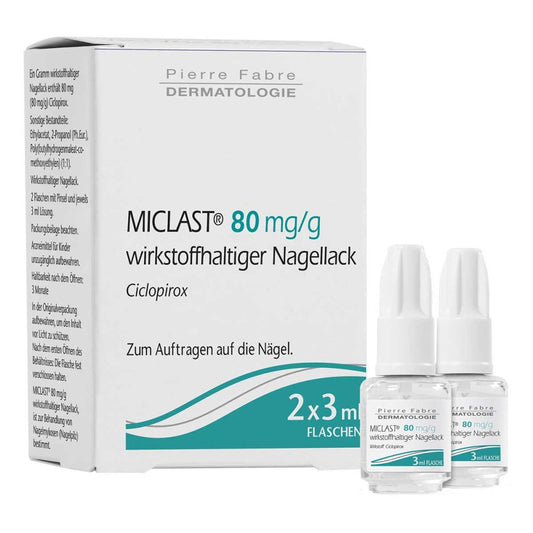 Miclast 80 Mg/G Wirkstoffhaltiger Nagellack (2X3 ml)
