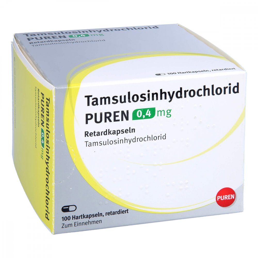 Tamsulosinhydrochlorid Puren 0,4 Mg Retardkapseln (100 stk)
