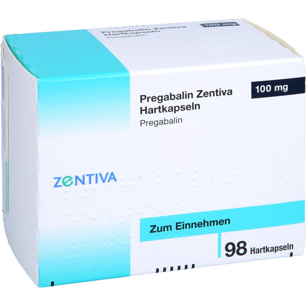 Pregabalin Zentiva 100 Mg Hartkapseln (98 stk)
