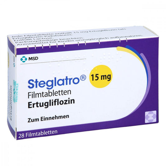 Das Produktfoto zeigt Steglatro 15 Mg Filmtabletten (28 stk) PZN 16351670