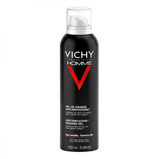 Das Produktfoto zeigt Vichy Homme Rasiergel Anti-Hautirritationen (150 ml) PZN 16354645