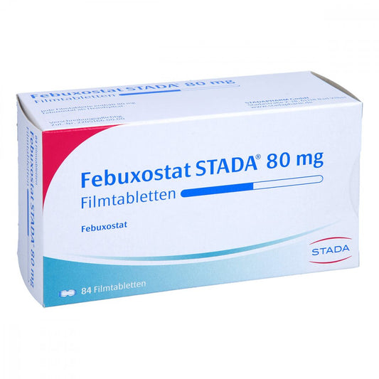 Febuxostat Stada 80 Mg Filmtabletten (84 stk)