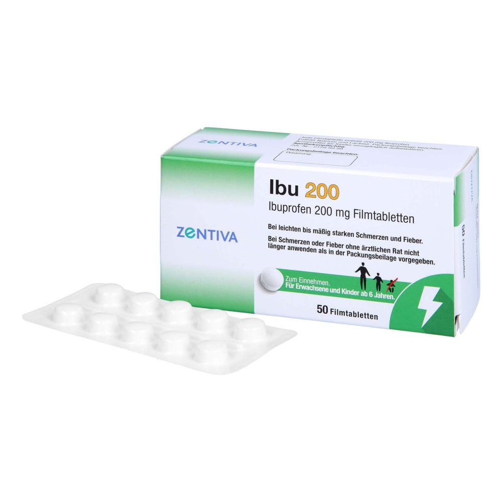Das Produktfoto zeigt Ibu 200 (50 stk) PZN 16499272