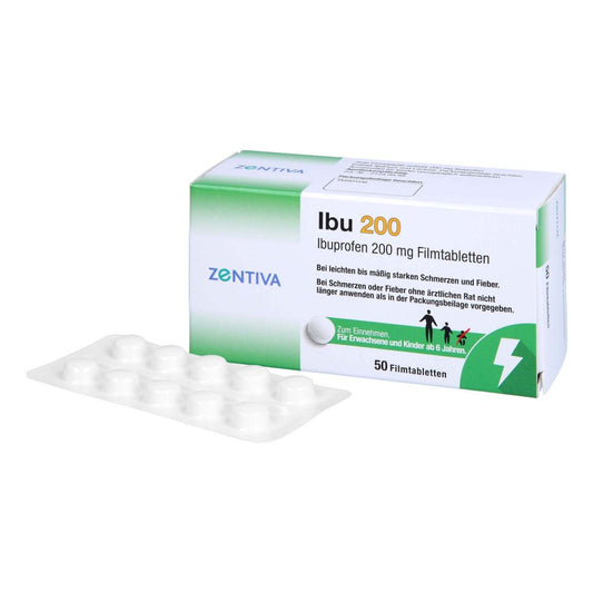 Das Produktfoto zeigt Ibu 200 (50 stk) PZN 16499272