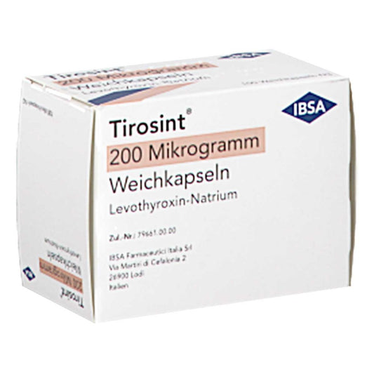 Tirosint 200 Mikrogramm Weichkapseln (100 stk)