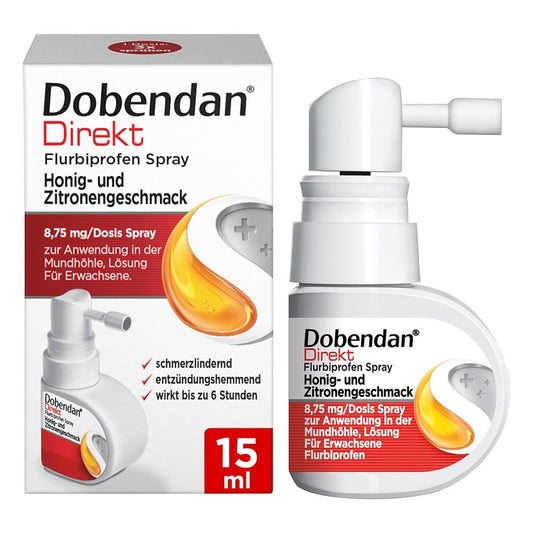 Dobendan Direkt Flurbiprofen Spray Honig & Zitrone (15 ml)