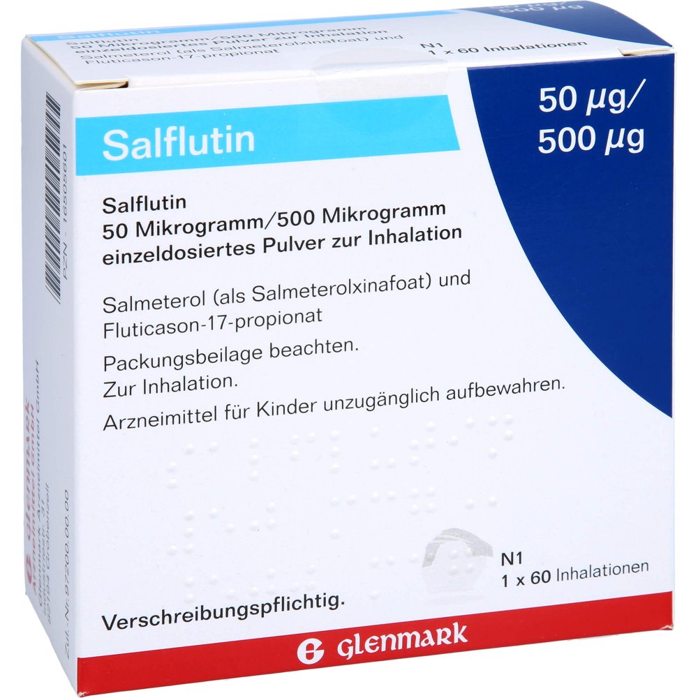 Salflutin 50 Μg/500 Μg/Dosis 60 Einzeldos.Inh.-P. (1 stk)