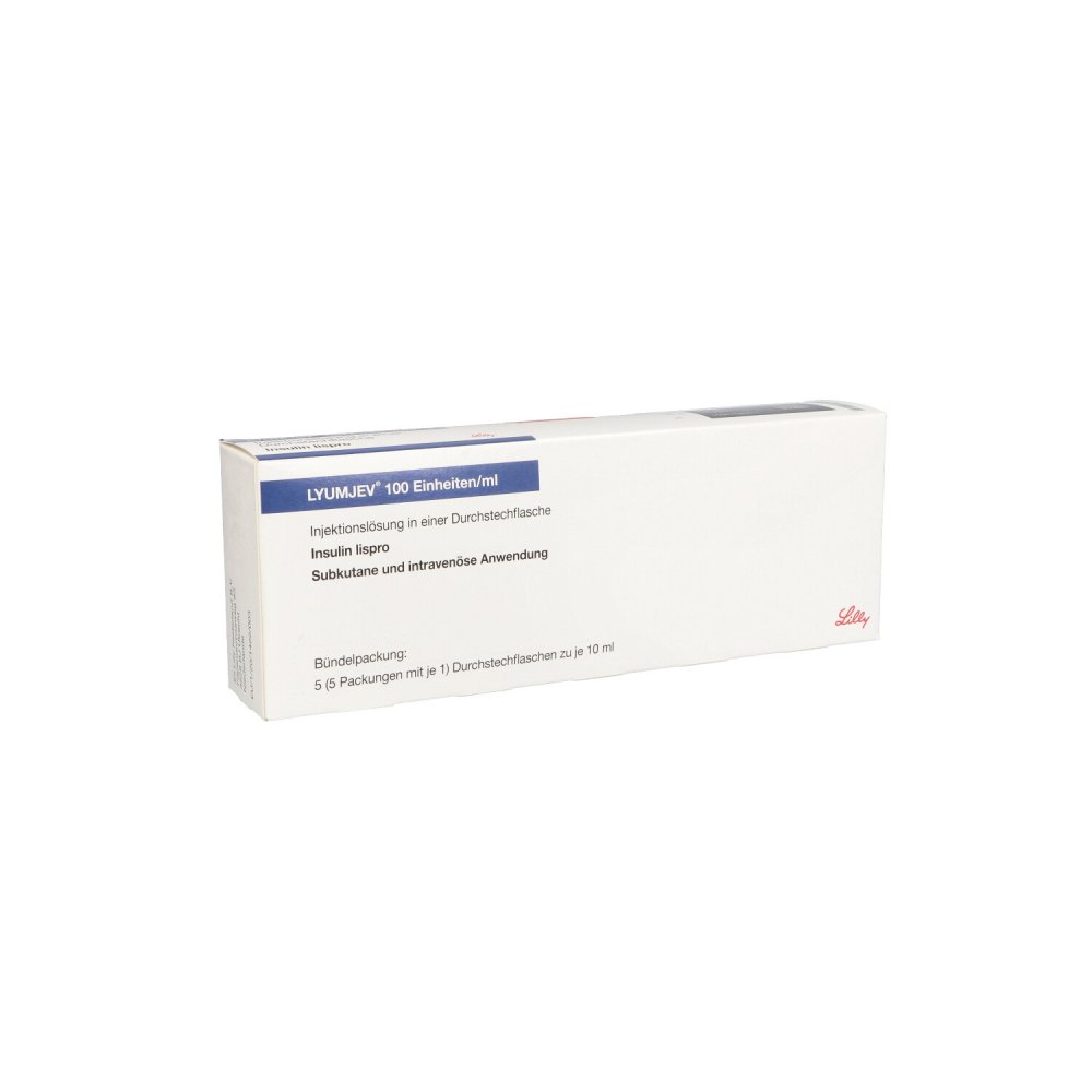 Lyumjev 100 E/Ml Injektionslösung I.E.Dsfl.10 Ml (5X10 ml)