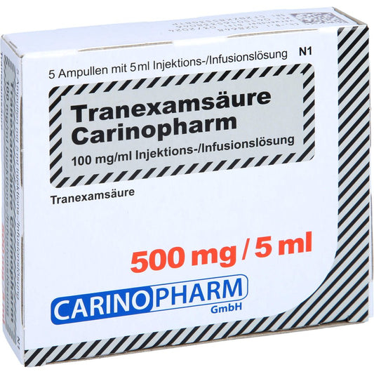 Tranexamsäure Carinopharm 100 Mg/Ml Inj./Inf.-L. (5X5 ml)