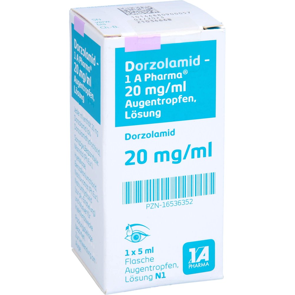 Dorzolamid-1a Pharma 20 Mg/Ml Augentropfen Lösung (1X5 ml)