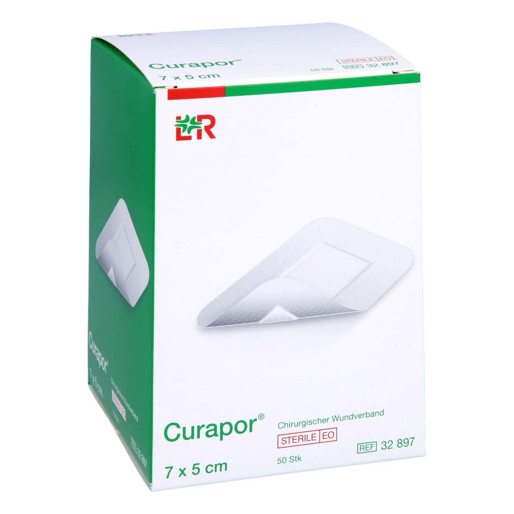 Curapor Wundverband Steril Chirurgisch 5x7 Cm (50 stk)