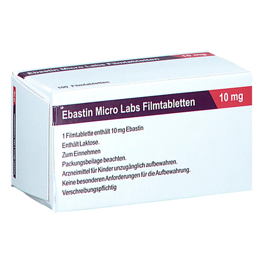 Ebastin Micro Labs 10 Mg Filmtabletten (100 stk)