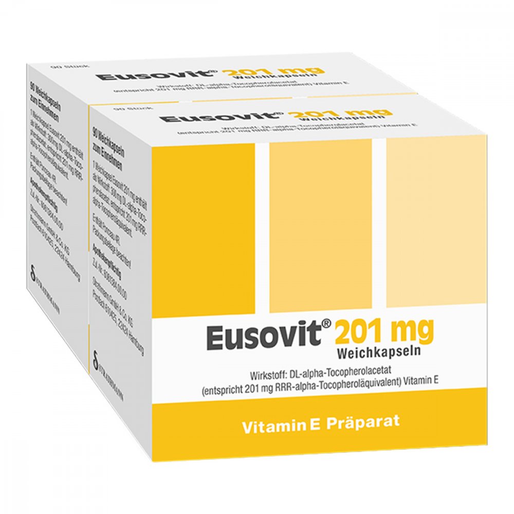 Das Produktfoto zeigt Eusovit 201 Mg Weichkapseln (180 stk) PZN 16572477