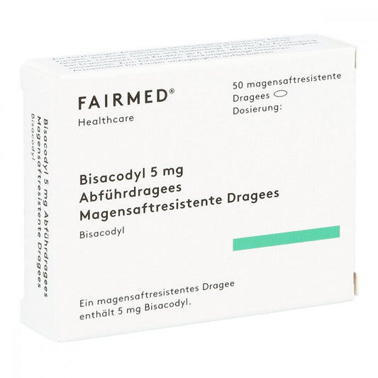 Das Produktfoto zeigt Bisacodyl 5 Mg Dragees Magensaftresistente Dragees (50 stk) PZN 16580790