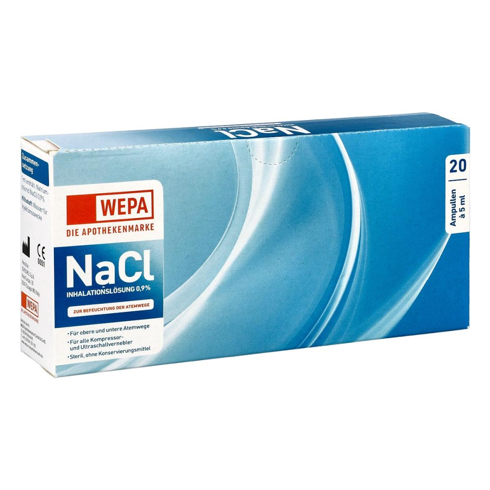 Wepa Inhalationslösung Nacl 0,9% (20X5 ml)