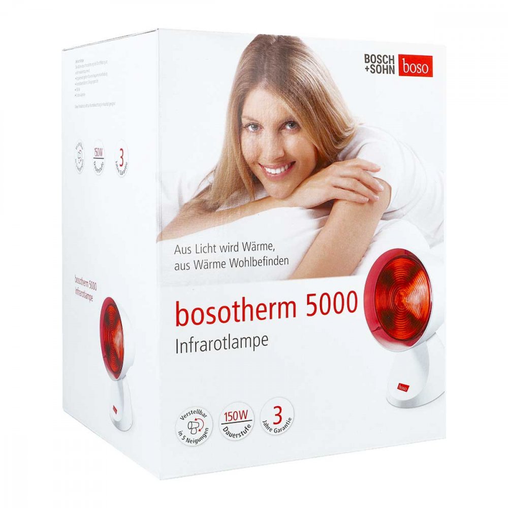 Das Produktfoto zeigt Bosotherm Infrarotlampe 5000 (1 stk) PZN 16587527