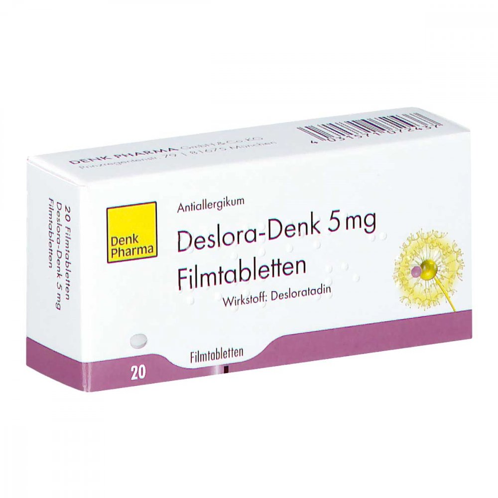 Deslora-Denk 5 Mg Filmtabletten (20 stk)