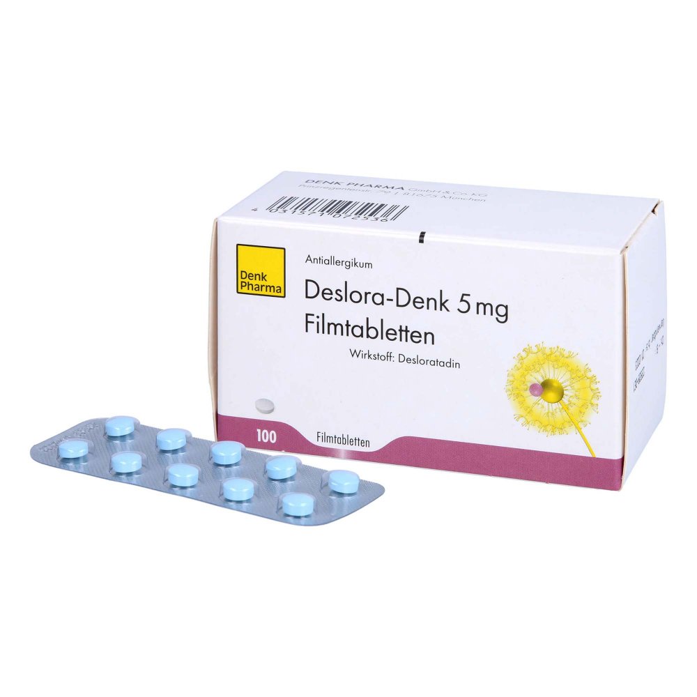 Deslora-Denk 5 Mg Filmtabletten (100 stk)