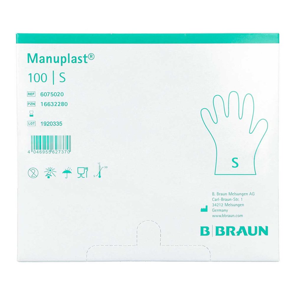 Manuplast Einmal Handschuhe Pe Gr.S (100 stk)
