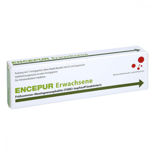 Das Produktfoto zeigt Encepur Erwachsene Fertigspritzen (1 stk) PZN 16632618
