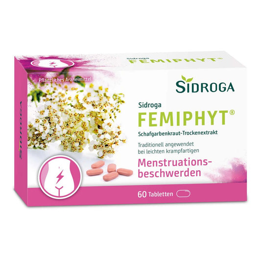 Das Produktfoto zeigt Sidroga Femiphyt 250 Mg Filmtabletten (60 stk) PZN 16653224