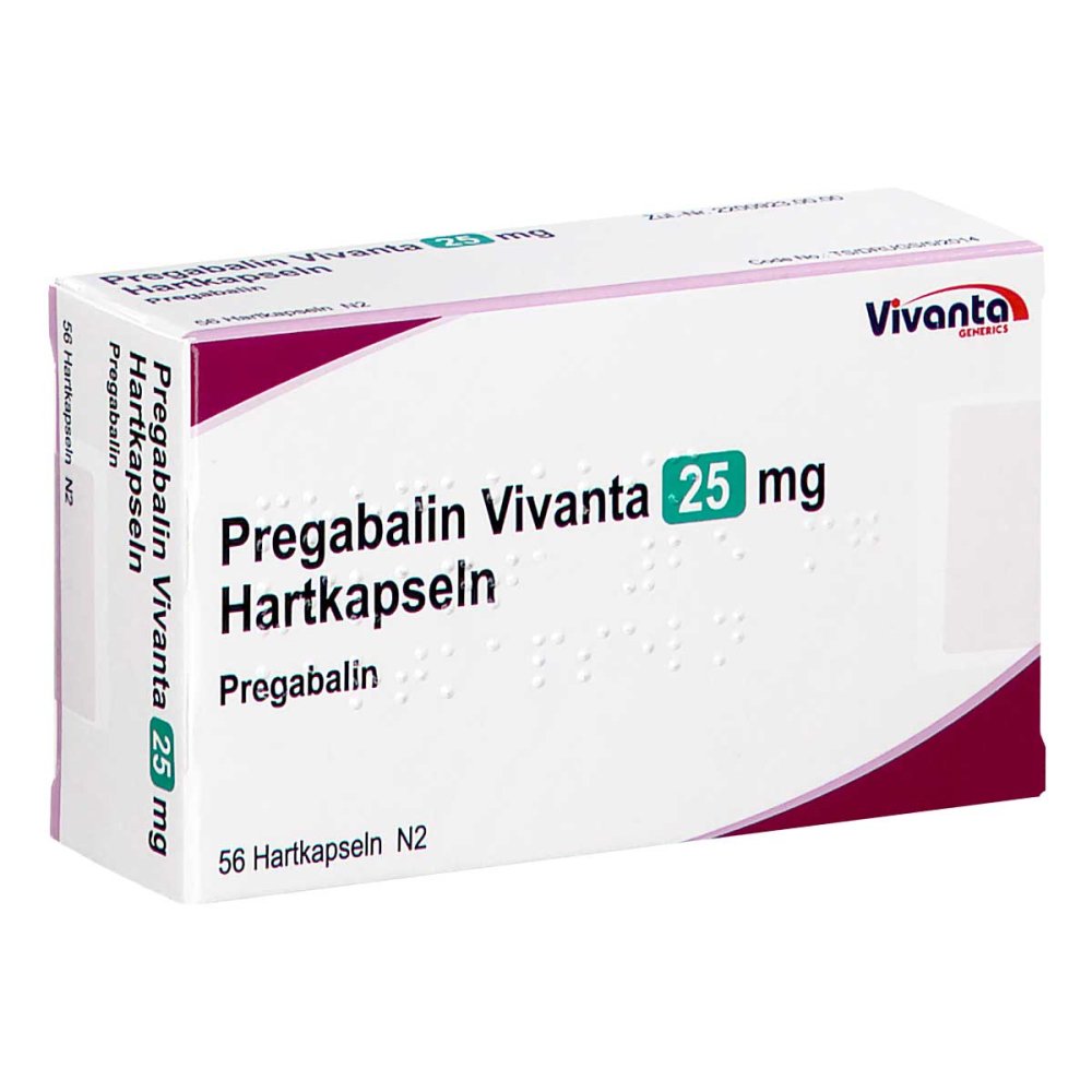 Pregabalin Vivanta 25 Mg Hartkapseln (56 stk)