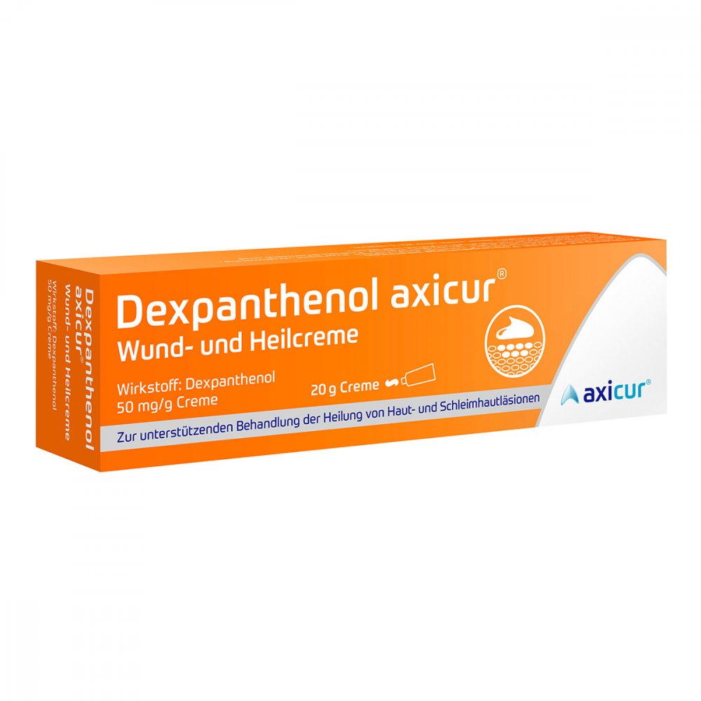 Dexpanthenol Axicur Wund- Und Heilcreme 50 Mg/G (20 g)