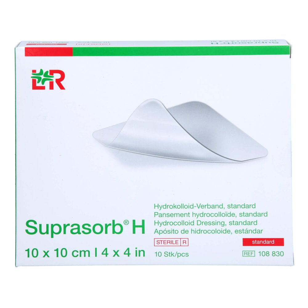 Suprasorb H Hydrokoll.Verb.Standard 10x10 Cm (10 stk)