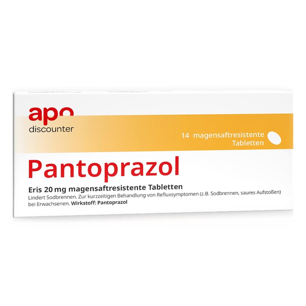 Pantoprazol Eris 20 Mg Magensaftres.Tabl.Apodisc. (14 stk)