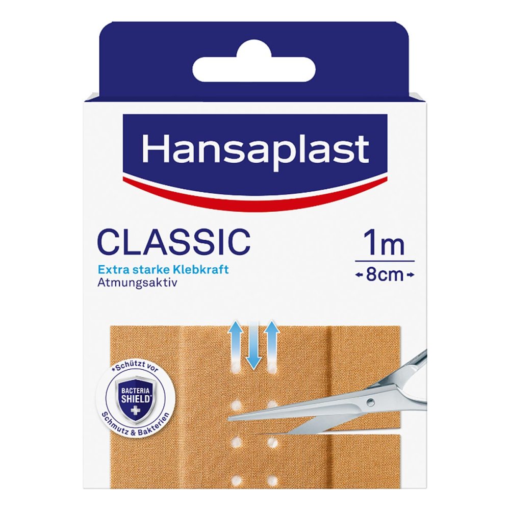 Hansaplast Classic Pflaster 8cm X1 M (1 stk)