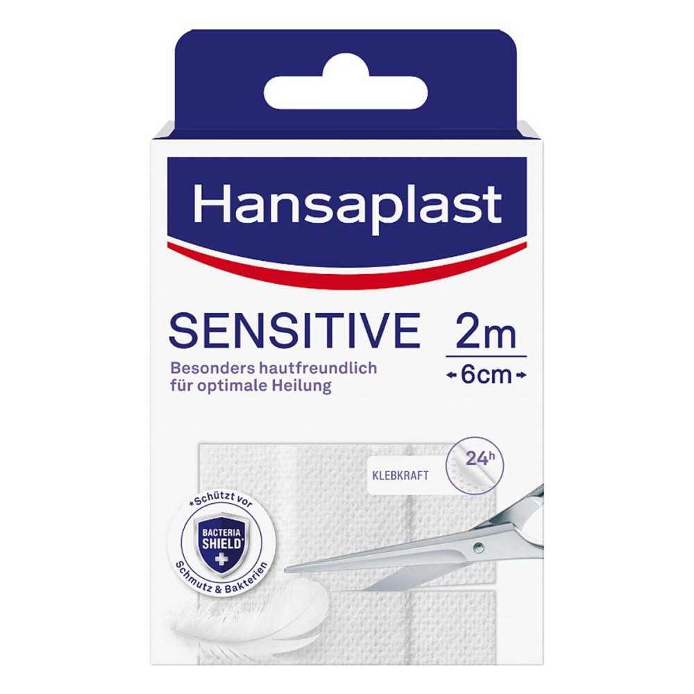 Hansaplast Sensitive Pflast.Hypoallergen 6 Cmx2 M (1 stk)