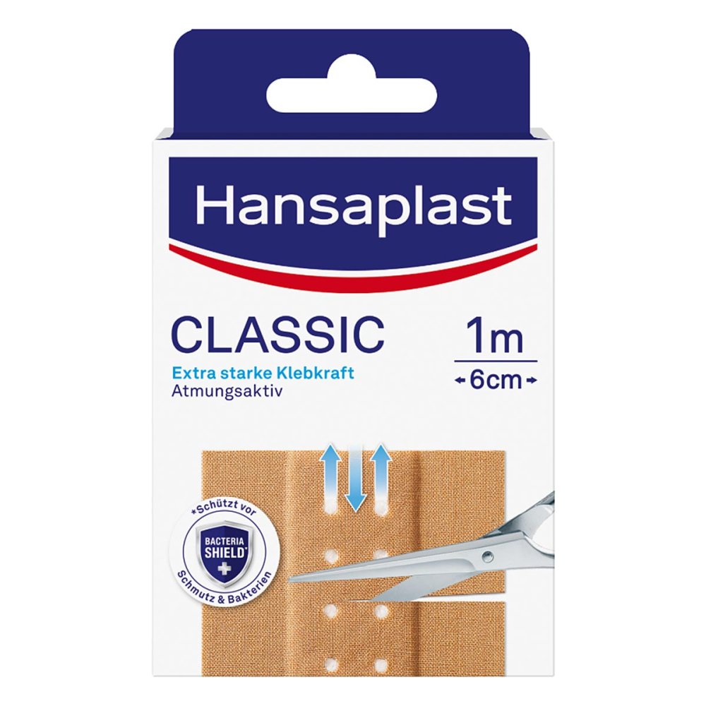 Hansaplast Classic Pflaster 6 Cmx1 M (1 stk)