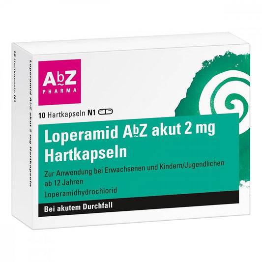 Loperamid Abz Akut 2 Mg Hartkapseln (10 stk)