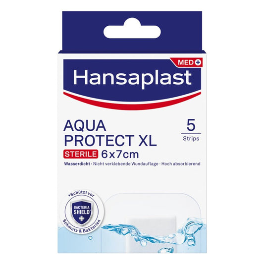 Hansaplast Aqua Protect Wundverb.Steril 6x7 Cm (5 stk)