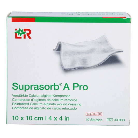 Suprasorb A Pro Calciumalginat Kompr.10x10 Cm (10 stk)