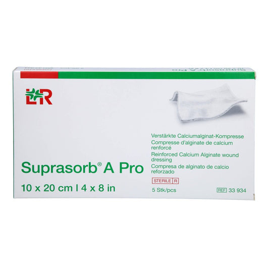 Suprasorb A Pro Calciumalginat Kompr.10x20 Cm (5 stk)