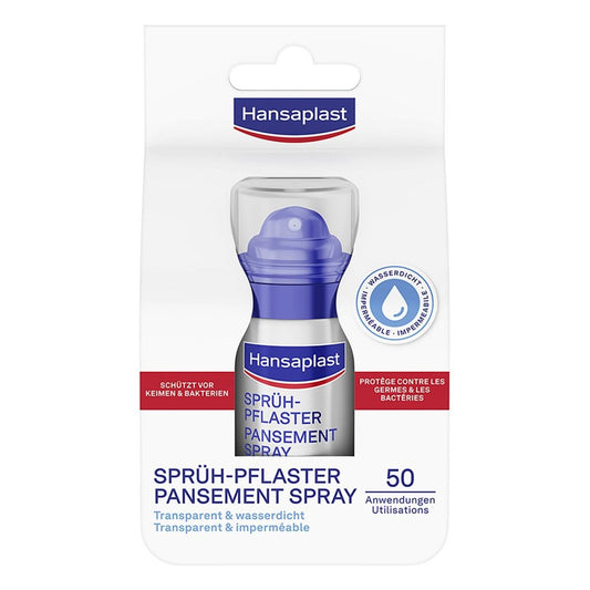 Das Produktfoto zeigt Hansaplast Sprühpflaster (32.5 ml) PZN 16762396