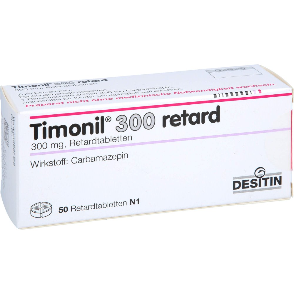 Das Produktfoto zeigt Timonil 300 Retard Tabl. (50 stk) PZN 16763355