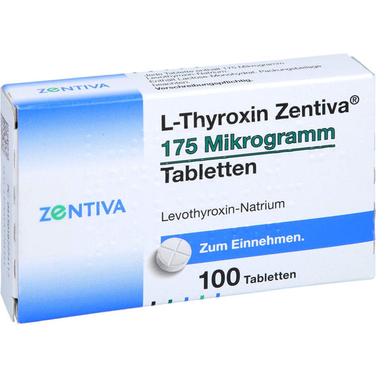 L-Thyroxin Zentiva 175 Mikrogramm Tabletten (100 stk)