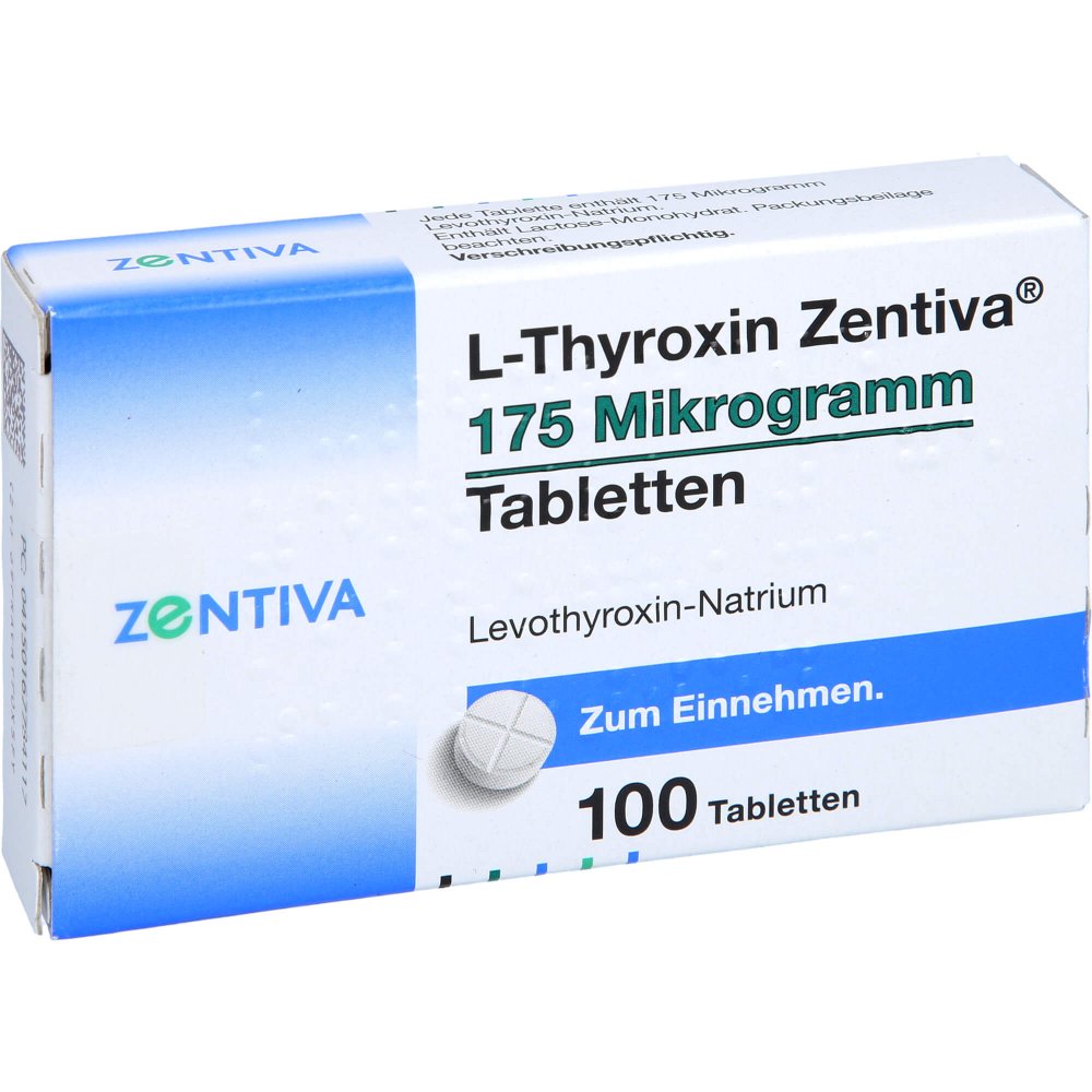 L-Thyroxin Zentiva 175 Mikrogramm Tabletten (100 stk)
