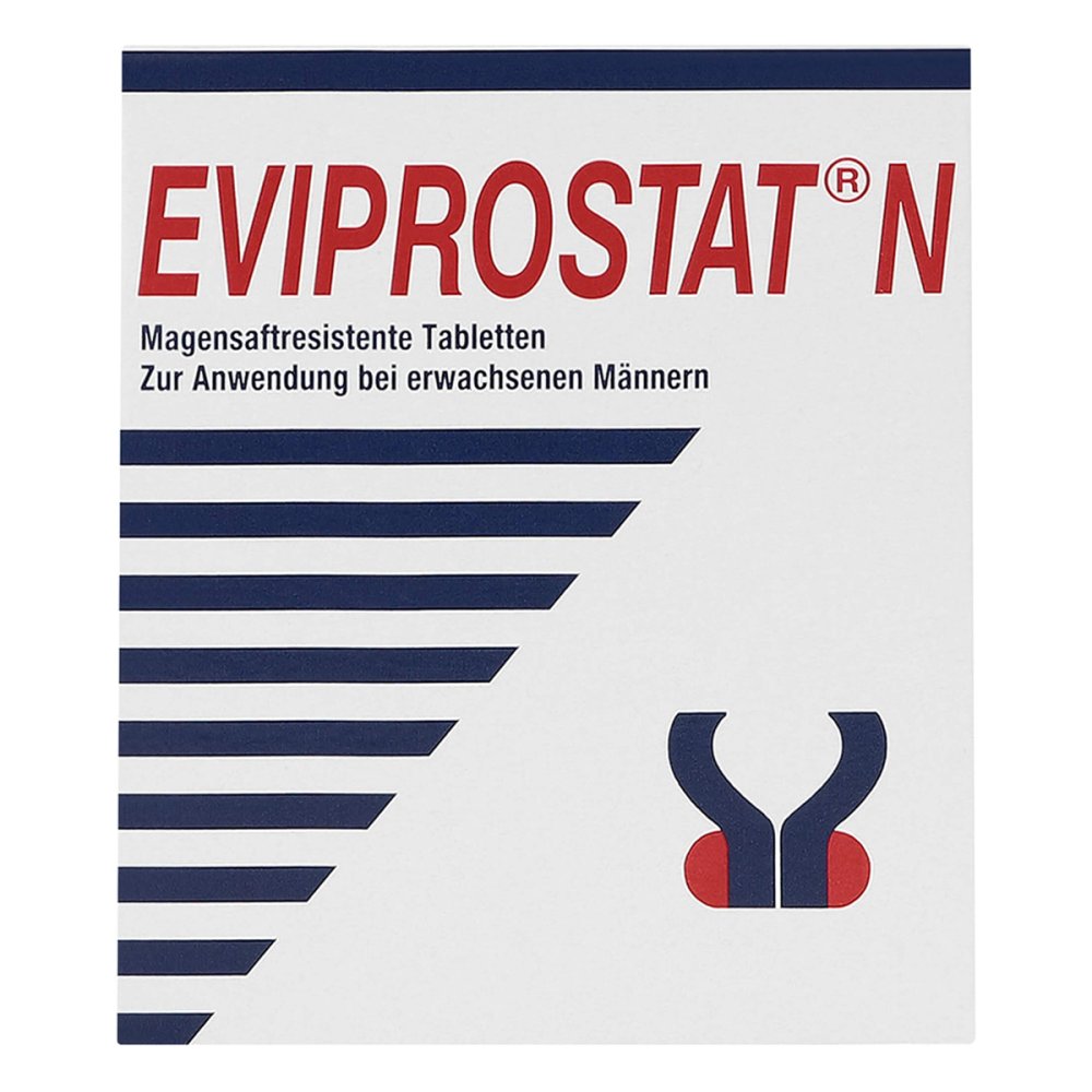 Das Produktfoto zeigt Eviprostat N Magensaftresistente Tabletten (100 stk) PZN 16779936