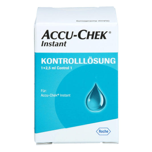 Das Produktfoto zeigt Accu-Chek Instant Kontrolllösung (1X2.5 ml) PZN 16802411