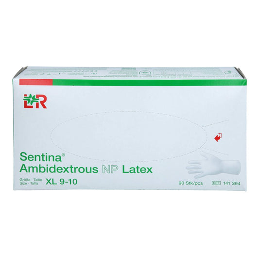 Das Produktfoto zeigt Sentina Ambidextrous Unters.Hands.Puderfr.Gr.Xl (90 stk) PZN 16806811