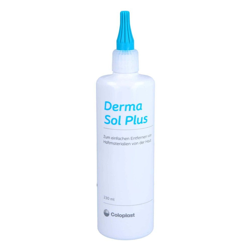 Das Produktfoto zeigt Dermasol Plus Pflasterentferner (230 ml) PZN 16811781