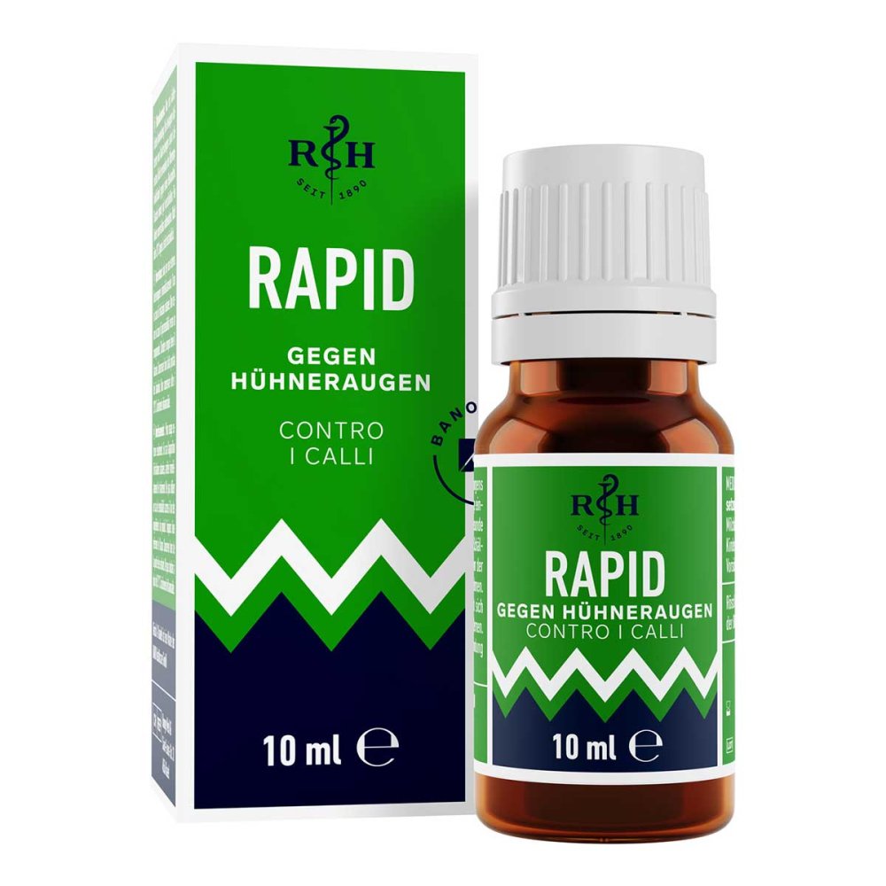 Das Produktfoto zeigt Rapid Gegen Hühneraugen Tinktur (10 ml) PZN 16819937