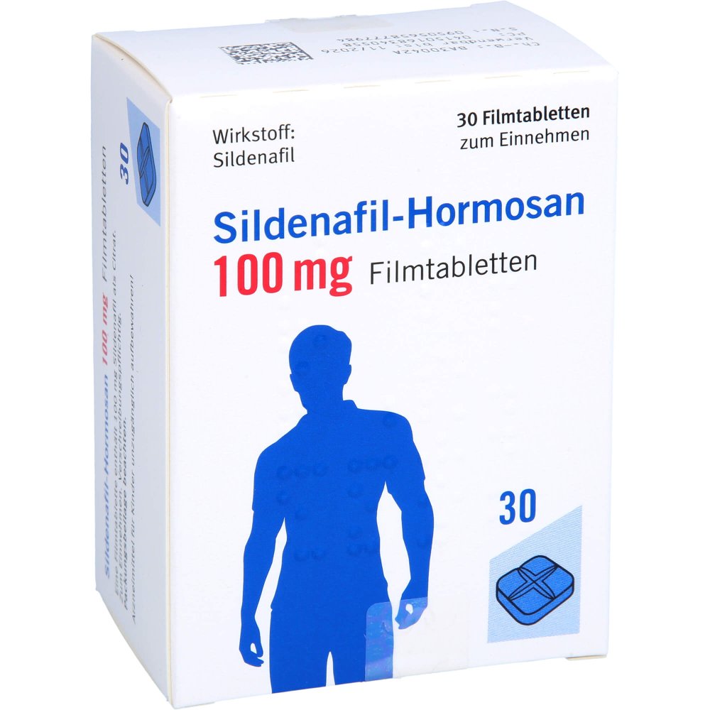 Sildenafil-Hormosan 100 Mg Filmtabletten (30 stk)