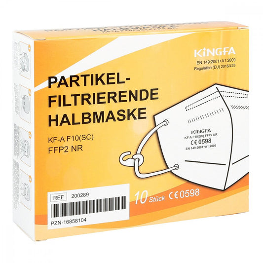 Das Produktfoto zeigt Mundschutz Maske Ffp2 Ohne Ventil (10 stk) PZN 16858104