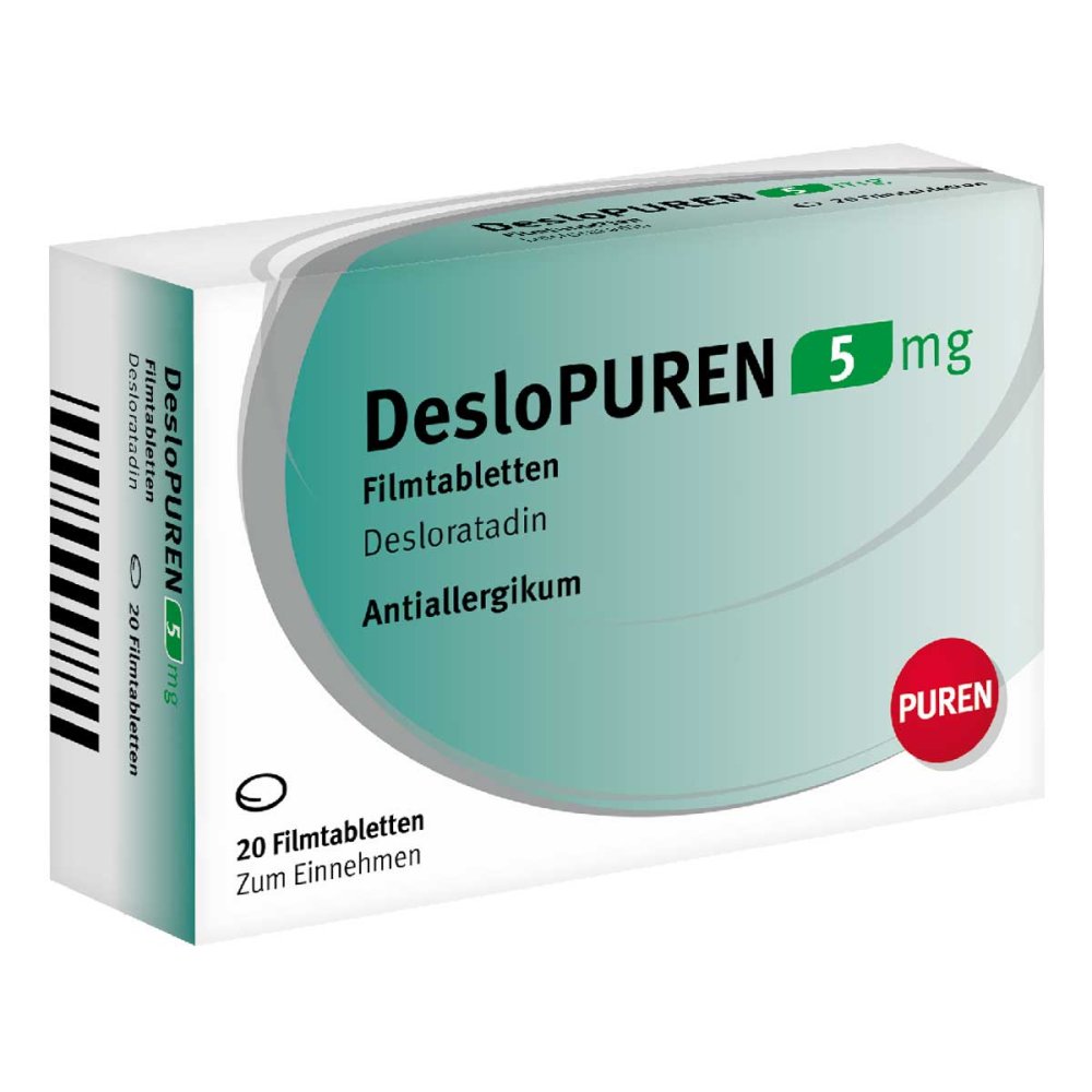 Deslopuren 5 Mg Filmtabletten (20 stk)