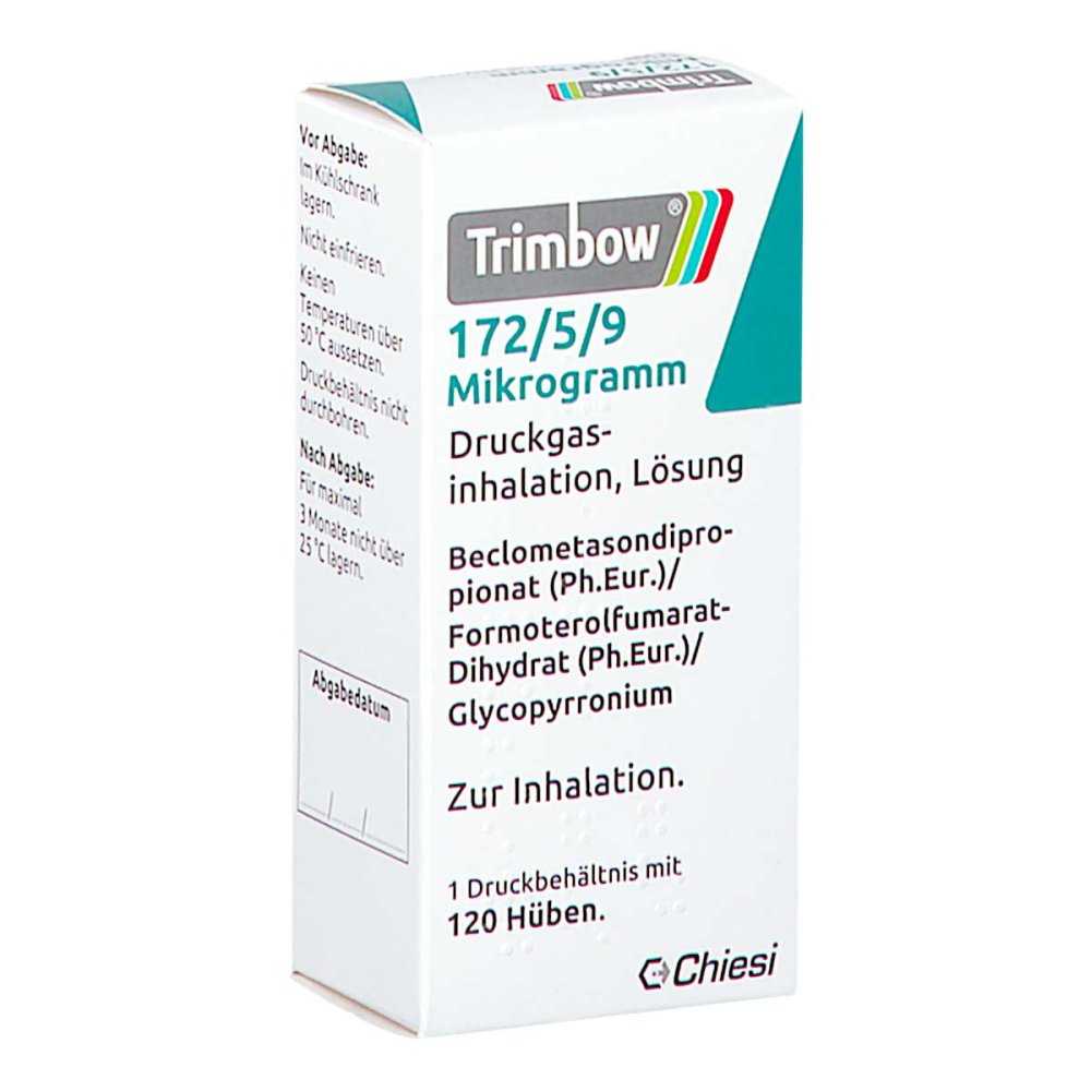 Trimbow 172 Μg/5 Μg/9 Μg 120 Hub Druckgasinhalat. (1 stk)